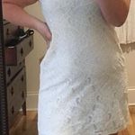 Monteau White Lace Dress Photo 0