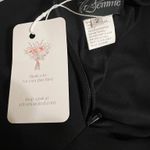 La Femme Formal Strapless Dress Black Photo 2