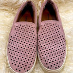 Frye  & co Peggy perforated suede slip on in blush Photo 0
