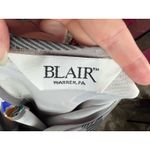 Blair Shirt dress 1980s geometric jewel tones gray purple blue Photo 8