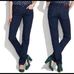 Madewell | Blue Medium Wash Rail Straight Jeans Photo 6