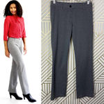 Betabrand  Dress Pant Yoga Pants Boot-Cut Classic‎ Gray Herringbone Size US XSP Photo 1