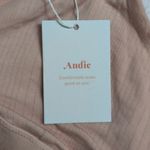 ANDIE Triangle Bralette Blush Loungewear Size L New Photo 4
