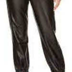 Sanctuary Sancturary/Revolve Neo Faux Black Leather Pull On Jogger Size 1X New with tags Photo 0