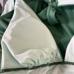 Cupshe | Green Ruch Sides One Piece Bathingsuit sz L Photo 4