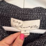 Vintage Havana  grey cropped quarter snap collared pullover m Photo 3