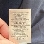 Tibi  Structured Crepe Button Detail Shift Dress Navy Size 4 Career Cocktail EUC Photo 12