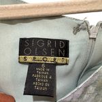 Sigrid Olsen  Green Floral Maxi Dress Size 6 Boho Beach Resort Wear Photo 6