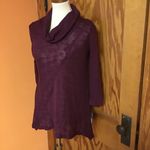 DKNY NWT burgundy turtleneck sweater Photo 5