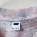 Old Navy Pastel Tie Dye Cropped Sweatshirt Large Photo 3