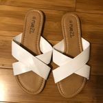 Rue 21  Breonna White Color X Strap NWT Women’s Size 8 Photo 1