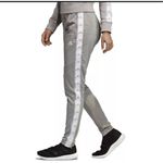 Adidas  Women's Tiro 19 Training Pants White Gray Slim Fit Zip Ankle Size XL Photo 1