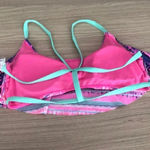 Bongo 🆕 Multi-Colored Stripped Flounce Bikini Top L🆕 Photo 3