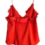 MNG Suit Ruffle Tank Top Spaghetti Strap size XS Red Photo 1