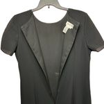 Talbots Vintage‎  Black Maxi Dress Chiffon Size 18 Short Sleeve Timeless Classic Photo 3