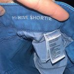 American Eagle hi-rise shortie 0 cutoff blue shorts Photo 2