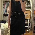 Calvin Klein Black Zipper Dress Photo 0