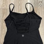 Hurley Sz XL One Piece Black Swimsuit W Cut Out Design In Back Photo 7