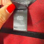 Ali Miles RUBY Size 2X Red/Black Asymmetric Knit Tunic Top Cowl Neck Art to Wear Red Photo 9