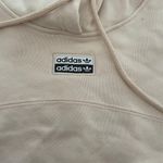 Adidas Crop Hoodie Beige Pink Photo 1