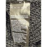 White House | Black Market Black Knit Sleeveless Mock Neck top Crochet Mesh See Through Party Cocktail Photo 6