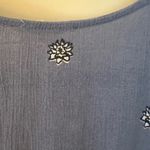 LA Hearts L.A Hearts Blue Floral Women's Tie Top Sz Small Photo 6