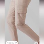 Athleta Chelsea Lined Utility Jogger High Rise Cargo Pant Women’s Size 12 Cream Photo 1