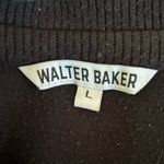 Walter Baker  Hudson long sleeve Ribbed Knit Sweater Top in Black Size Large Photo 2