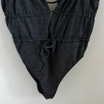 NWOT Free People Movement Leotard Bodysuit Gray Strappy Small Photo 5