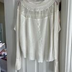 Free People White Knit Sweater Photo 2