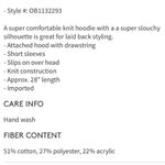 Free People Electric Aura hooded sweater poncho Photo 3