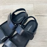 Vagabond  Black Leather Two Strap Sandals Photo 2