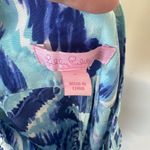 Lilly Pulitzer Blue Lolani 100% Silk Palazzo Pants - Size: 0 Photo 3