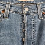 Levi's Women's Ribcage Boot Cut Jeans Size 29 Blue High Waist Button Fly Photo 3