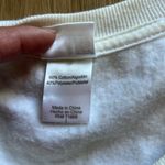 PEANUTS Snoopy and Woodstock crewneck sweater size large White Photo 2