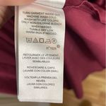 Ralph Lauren  Asymmetrical Maroon Long Sleeve Buttoned Dress Size 6 romantic Photo 8