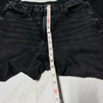 American Eagle  Curvy Super High Rise Baggy Wide Leg Black Wash Jeans size 12 Photo 5