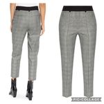 All Saints Bea Check Plaid Trouser Pants 2‎ Grey Photo 3
