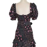 For Love & Lemons  Camellia Smoked Belted Mini Dress small Photo 3