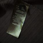 Free People Black Velvet Camden Skirt Ribbed Large High Waisted Goth Stretch Photo 7