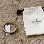 Kate Spade NWT bangle and necklace set blk/gld Photo 1