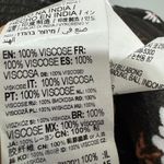 Billabong Boho Off Shoulder Floral Square Neck Long Sleeve Crop Top Black Size S Photo 8