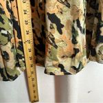 Floral Wide Leg High Waisted Pants Womens Small Yellow Black Photo 3