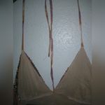 Pink Collection XS Boho Summer Bead Trimmed Halter Maxi Dress Purple Photo 2