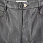 We Wore What  Black Vegan Leather Pants NWT Size 31 Revolve leather pants Photo 4