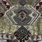 Alice + Olivia NWT  Elana Embellished Gold Sequin Mini Skirt Women’s Size 4 Photo 5