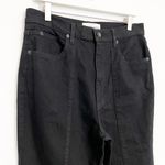 NEW SLVRLAKE Denim Indiana High Rise Flare Jeans Jet Black Plus Size 32 Photo 4