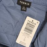 Torrid Midi Blue Horizon Crepe Shirt Dress Plus Size 0 0X 12 14 16 Photo 3