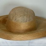Toucan Collection New York Brimmed Straw Hat Bow Detail Cottagecore Garden Party Tan Photo 2