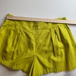 Abercrombie & Fitch NWT  Linen Blend Shorts Size XL Pleated High Rise‎ Resort Photo 9